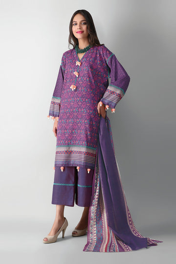 A21333 Purple Khaadi Autumn Collection 2021